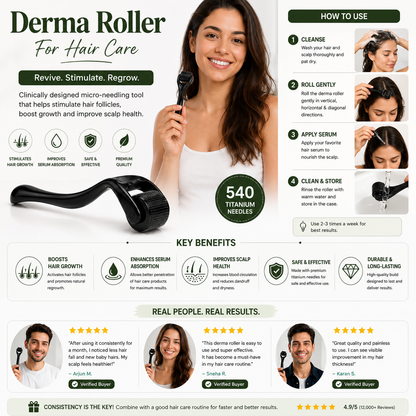 Derma Roller for hair Care